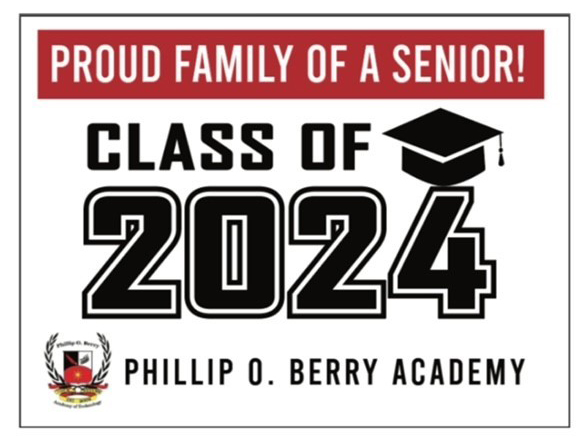  Class of 2024 Yard Sign - Flyer